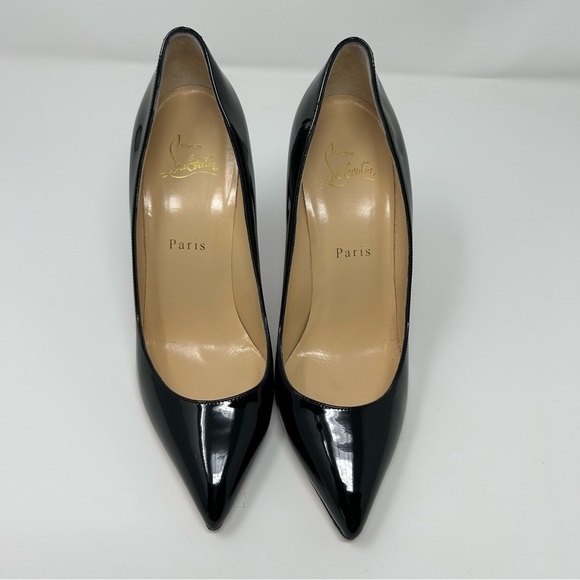 Christian Louboutin Black Patent Pigalle 100 - Picture 6 of 11